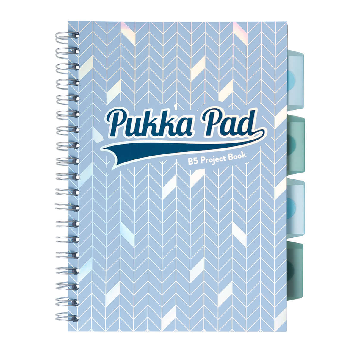 Caiet B5 cu spira si separatoare Pukka Pads PBG, 200 file, matematica, albastru deschis Caiet B5 cu spira si separatoare Pukka Pads PBG, 200 file, matematica, albastru deschis